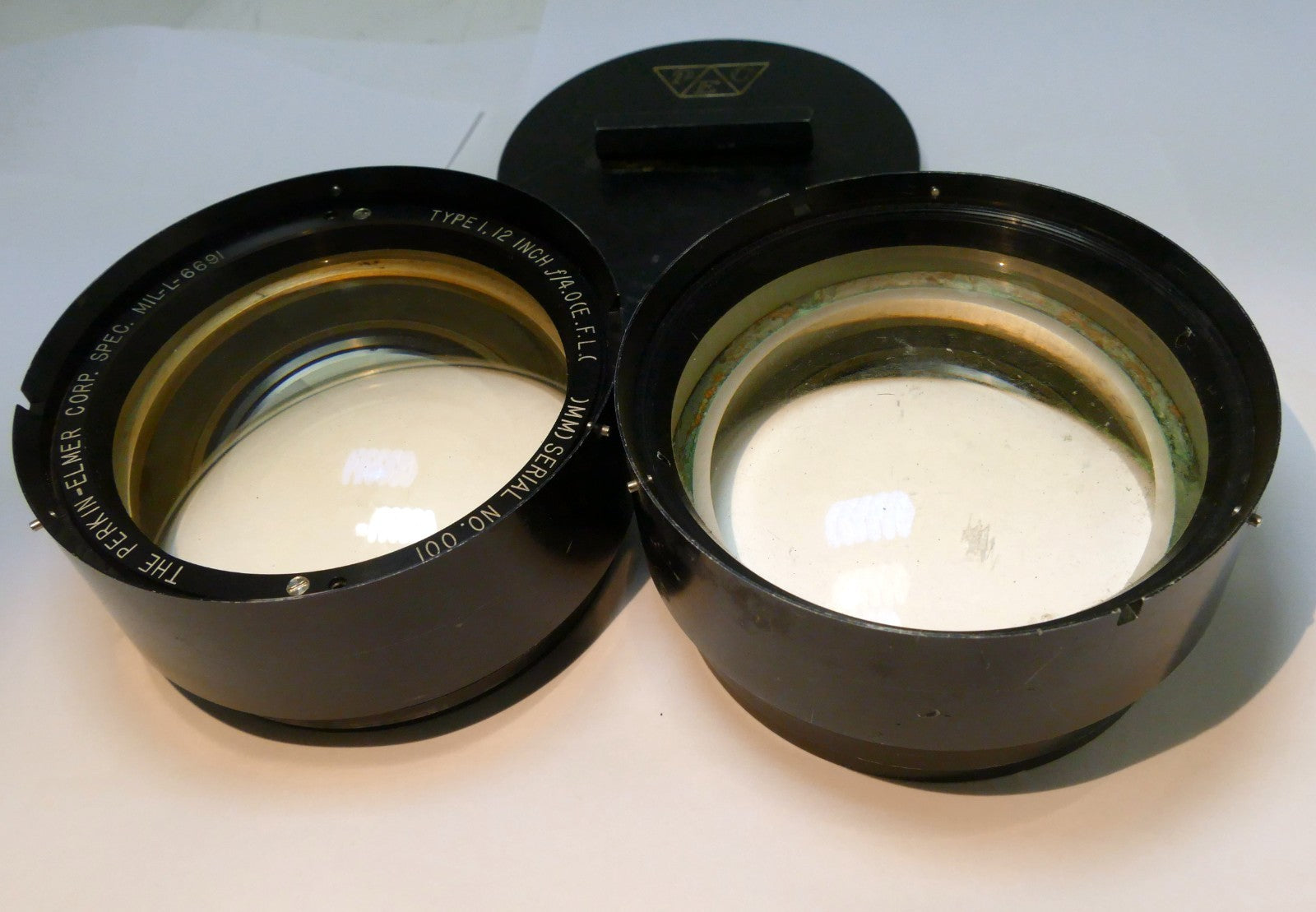 Perkin-Elmer 12" Inch f4.5 Aerial Satellite Photography Large Format Camera Lens