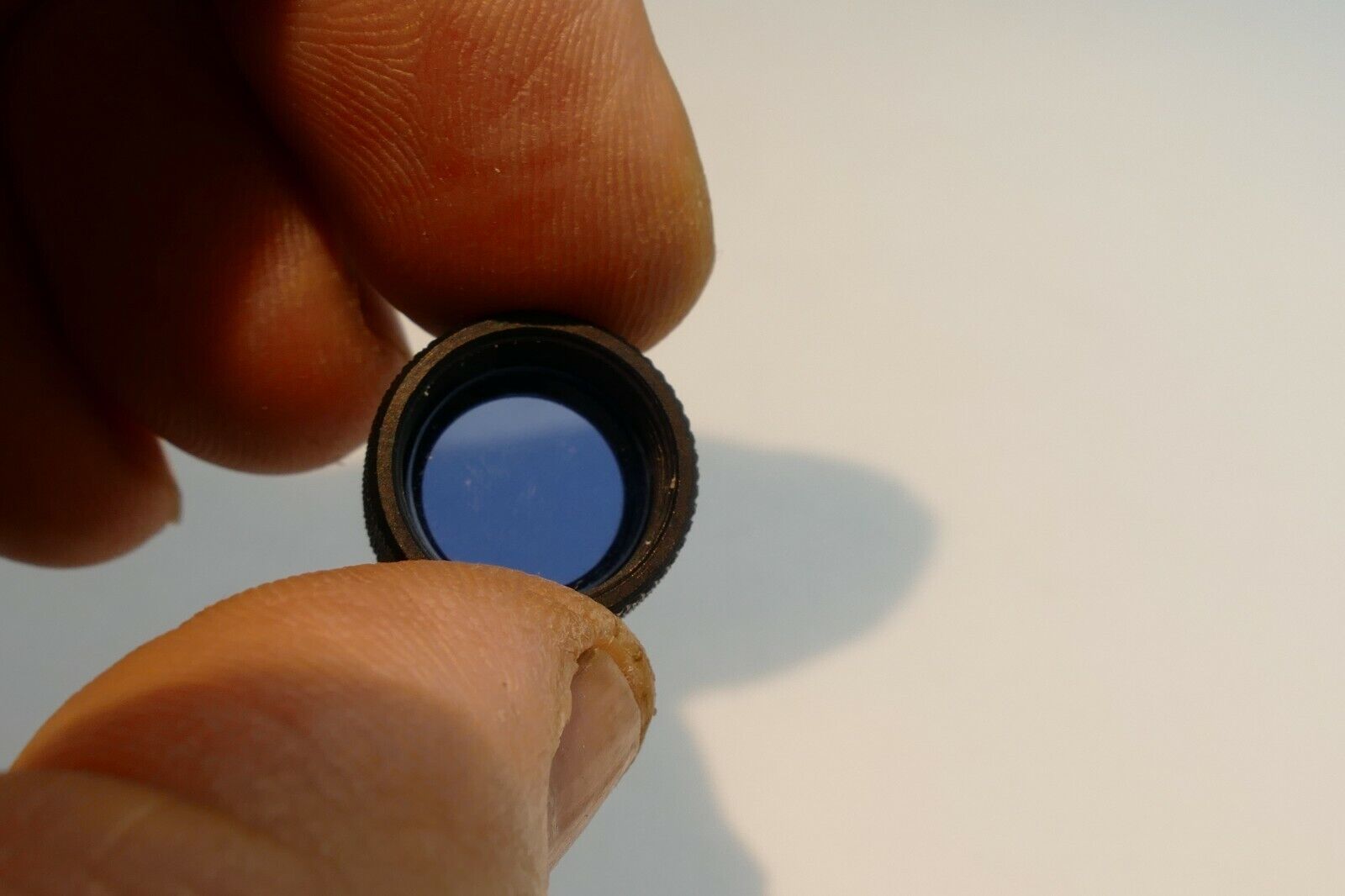 12mm threaded screw in Lens filter No 80B Blue cooling