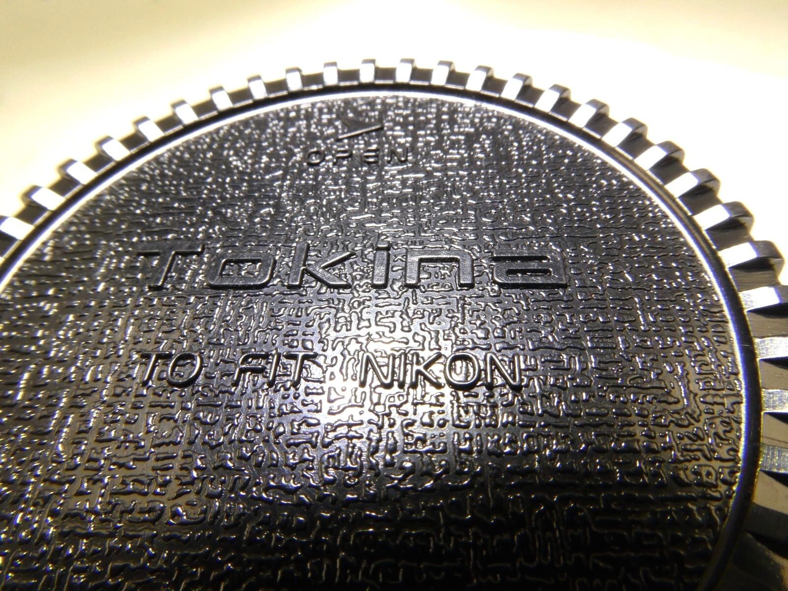 Tokina SP AT-X Rear lens cap for Nikon Ai Ai-s Lenses Genuine original Pro SD