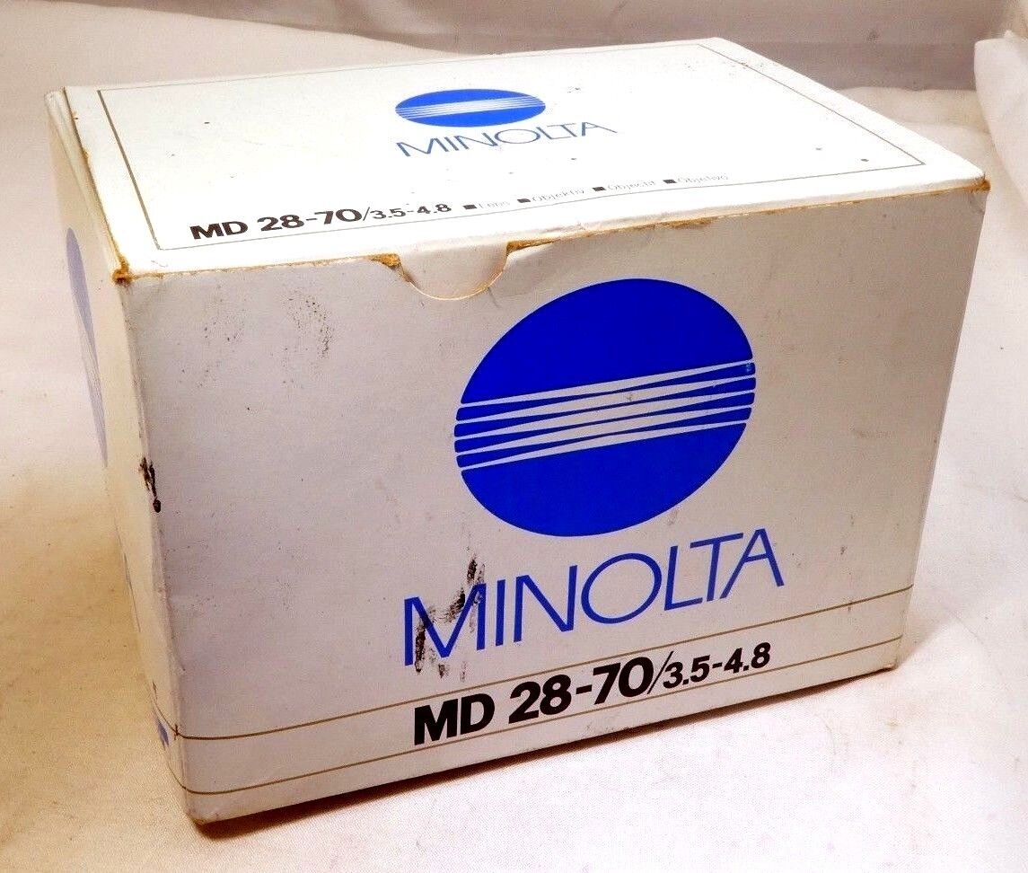 Empty Box for Minolta MD 28-70mm f3.5-4.8  LENS With Sponge Foam insert