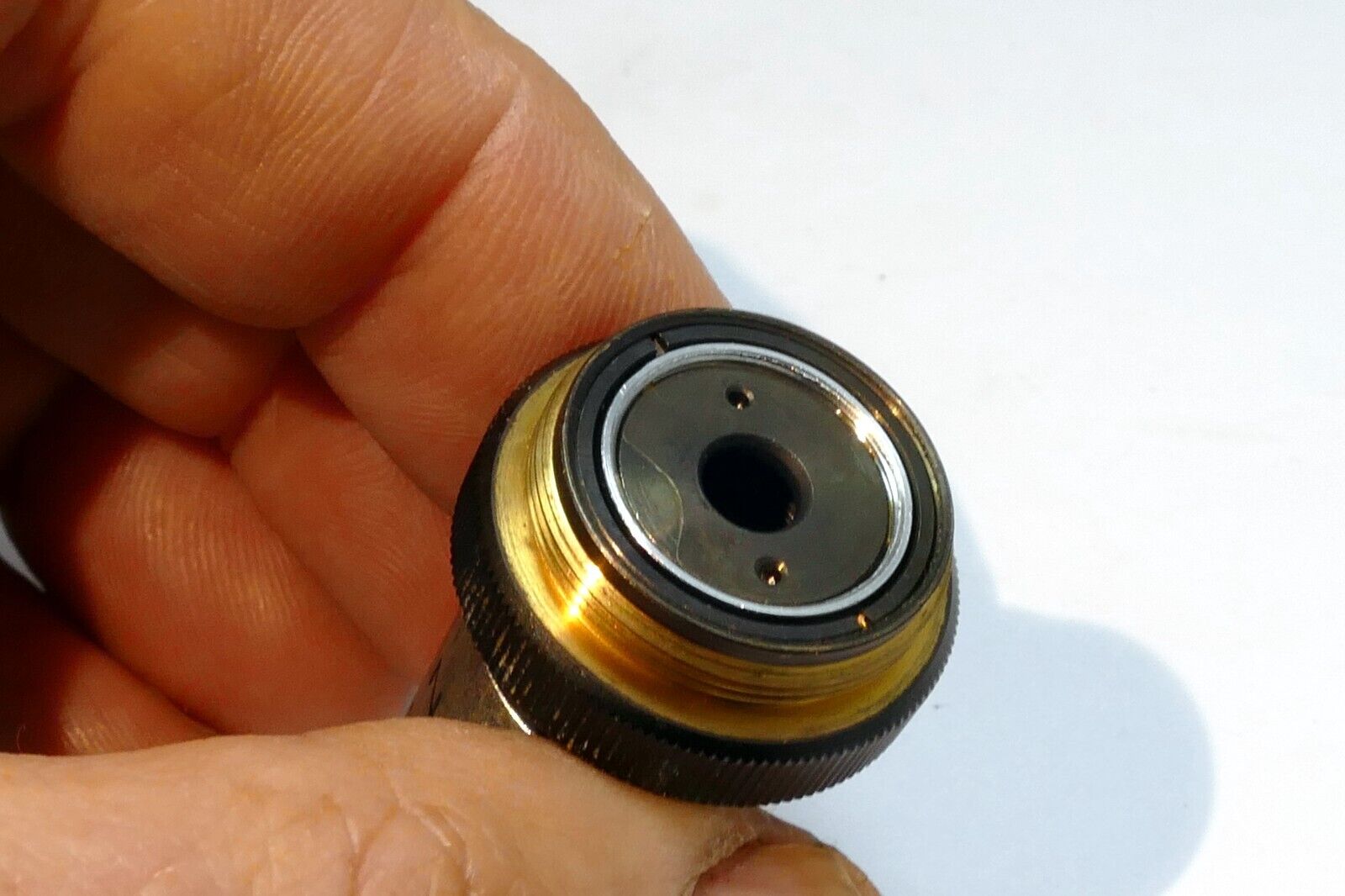 Nikon M 40 / 0.65  Microscope Objective Lens - works good Genuine