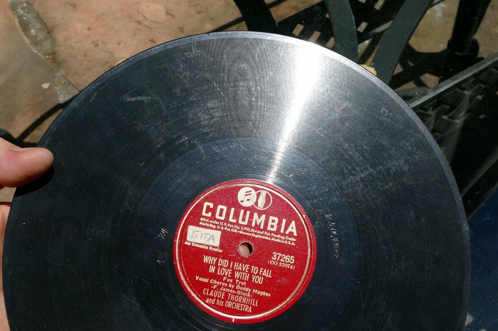10" Claude Thornhill And His Orchestra Far Away Island Why Did Fall 37265 1947