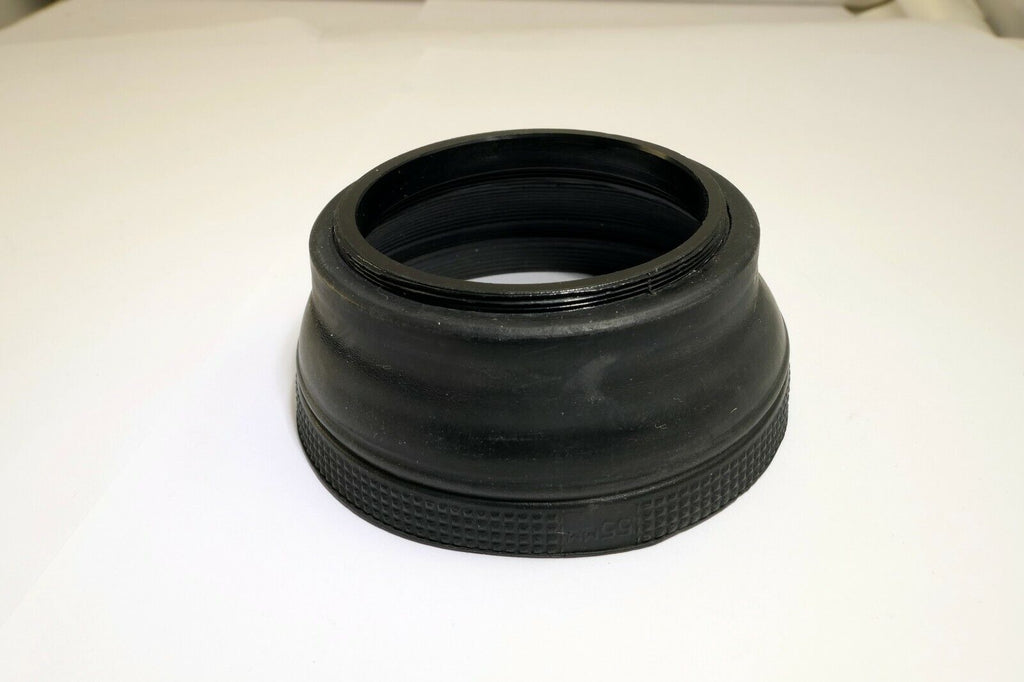 55mm Lens Hood Shade Rubber double threaded telehoto for 85mm 50mm f1.8 f1.7