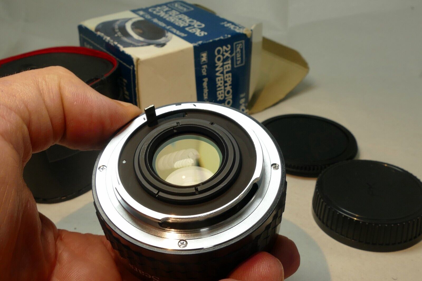 Sears Multi-Coated 2X Lens teleconverter for Pentax K PK mount manual focus