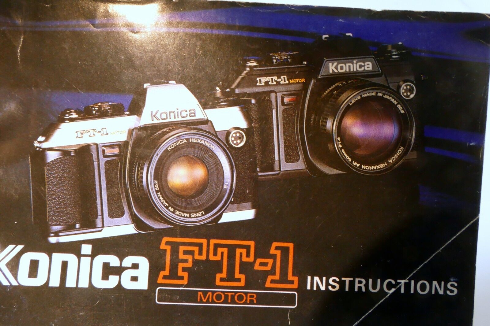 Konica FT-1 Motor Camera Guide Booklet/Manual  English EN