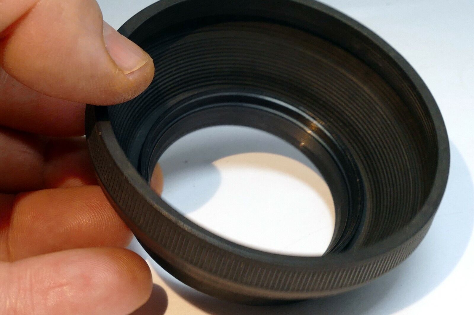 49mm Rubber Lens Hood shade for 50mm f1.8 f1.7 lenses double threaded