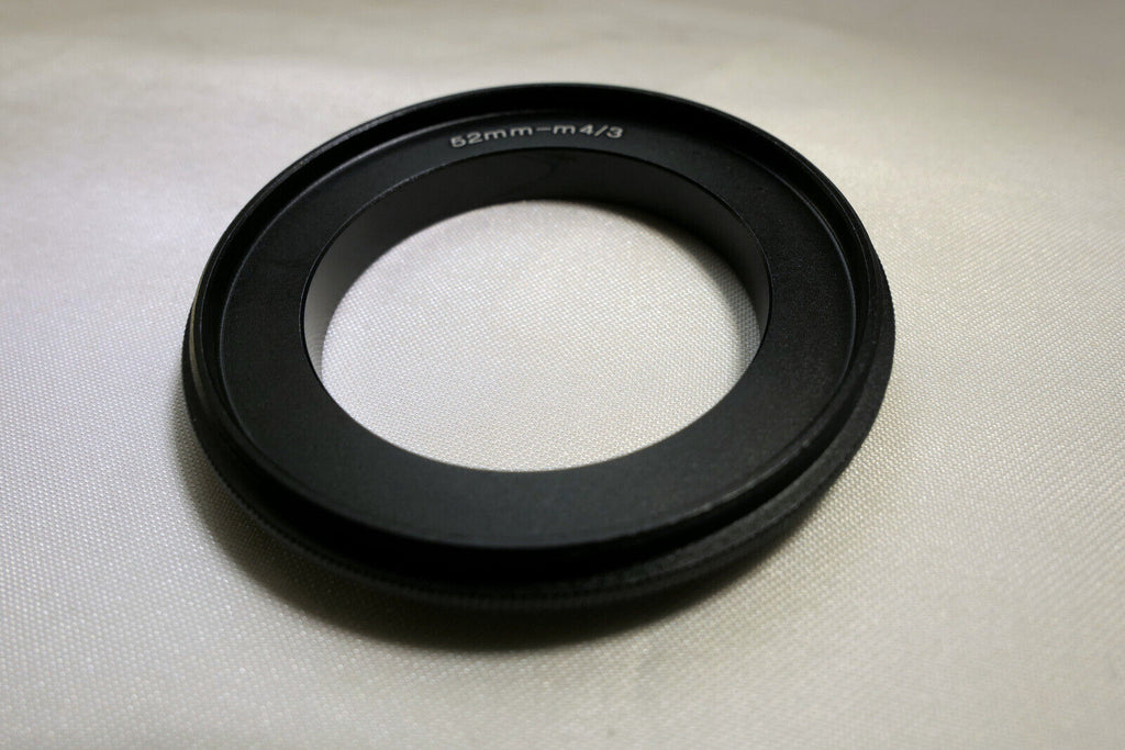 52mm Macro Reverse Lens Adapter Ring For M4/3 Micro Four Thirds Camera OM-D GH5