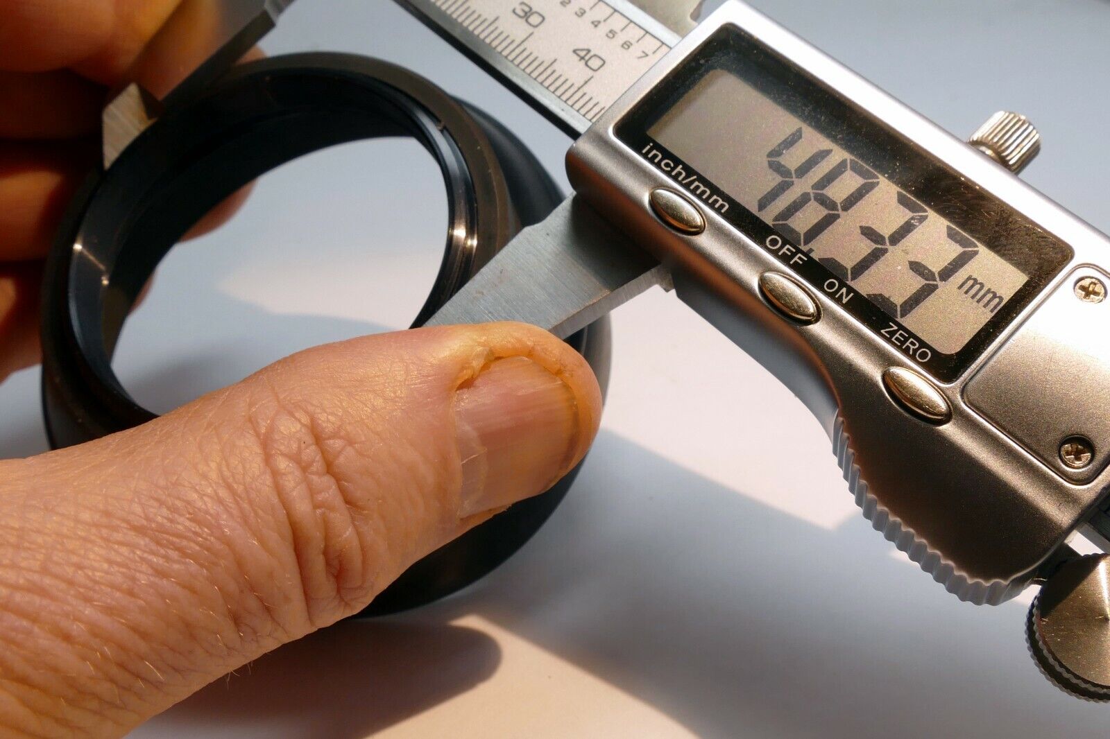 Hoya 49mm rubber lens hood shade  genuine OEM made in Japan vintage