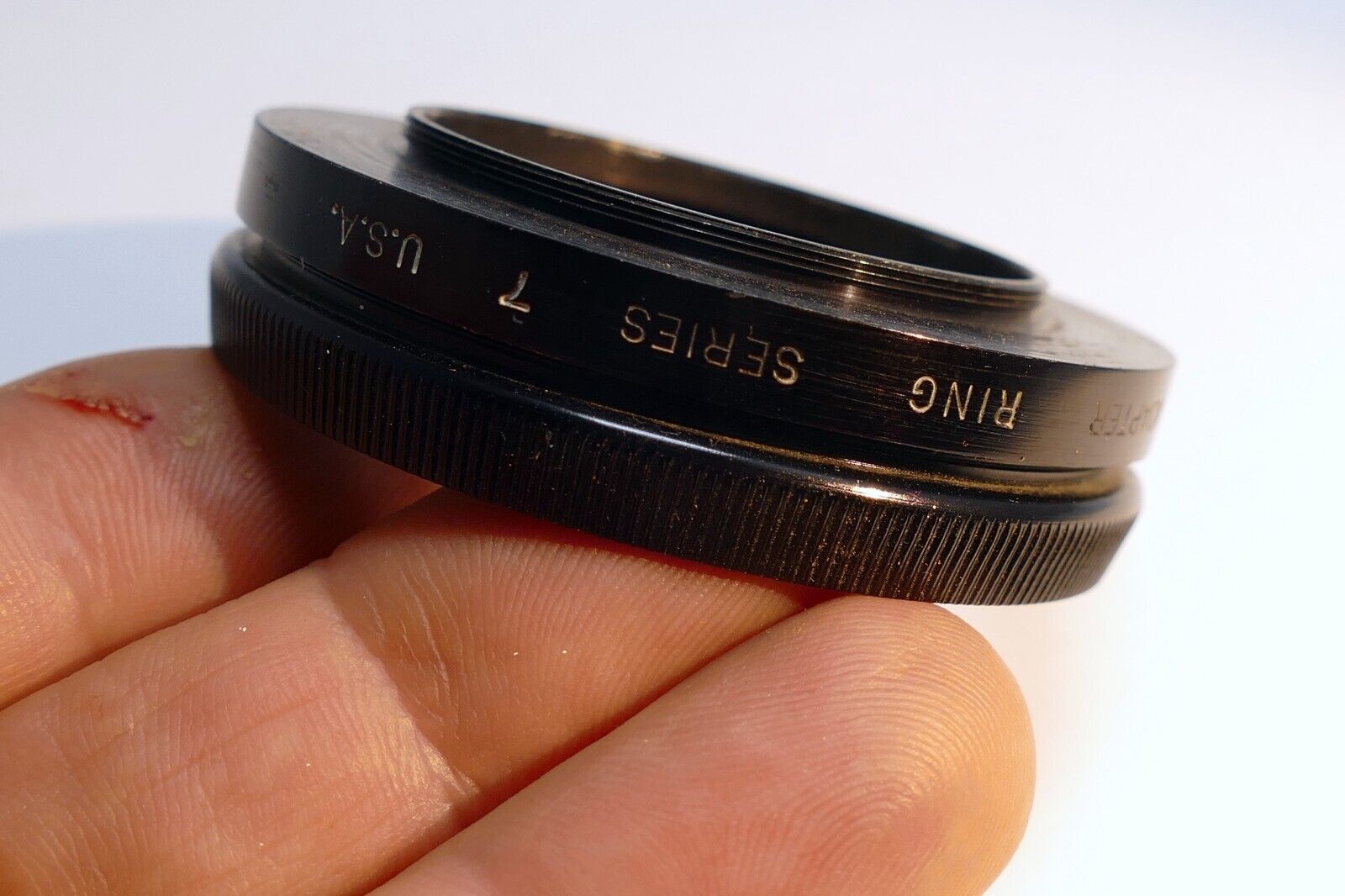40.5mm to 54mm step up ring Adapter series 7 VII Filter Holder w/ retaining ring