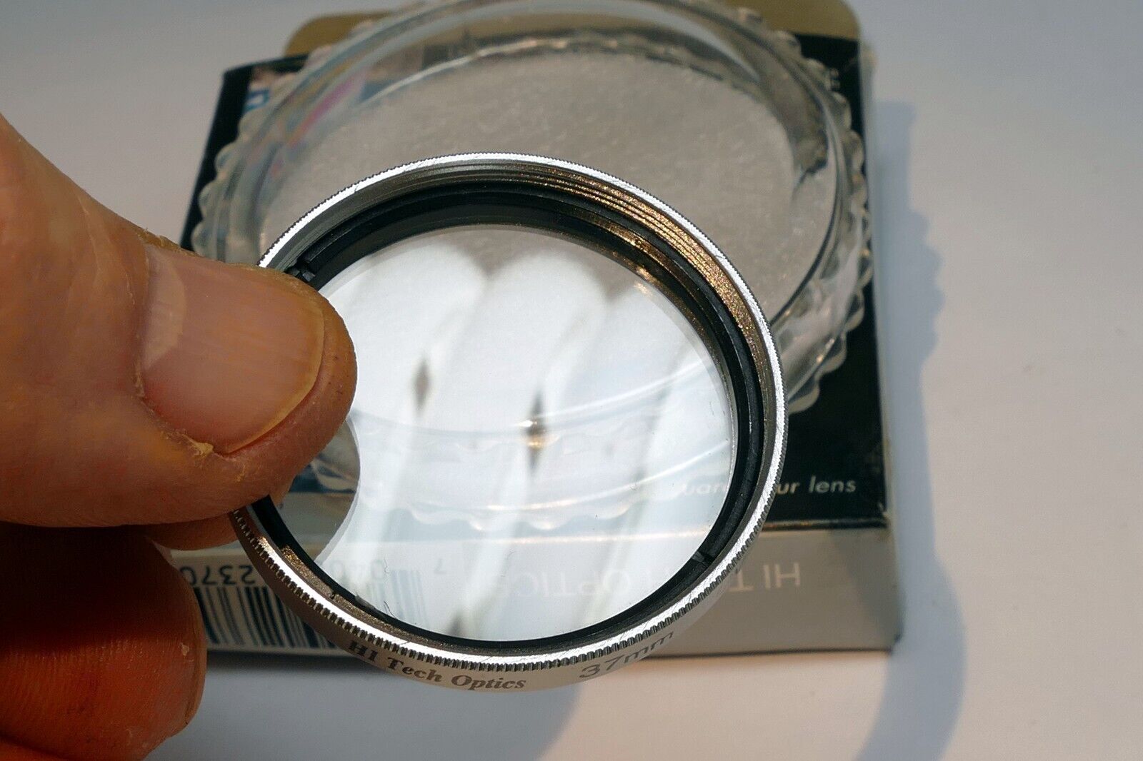 Hi Tech Optics 37mm MC UV Lens Filter Multi-Coated for camcorder (chrome rim)