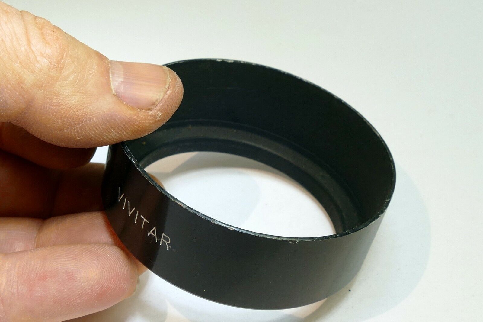 Vivitar 55mm Metal Lens Hood Shade screw in Telephoto 20cm 13.5cm