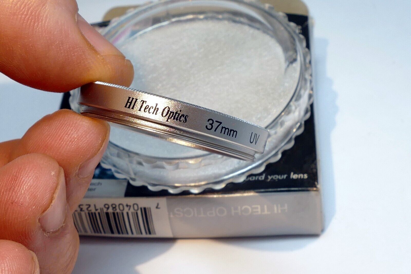 Hi Tech Optics 37mm MC UV Lens Filter Multi-Coated for camcorder (chrome rim)