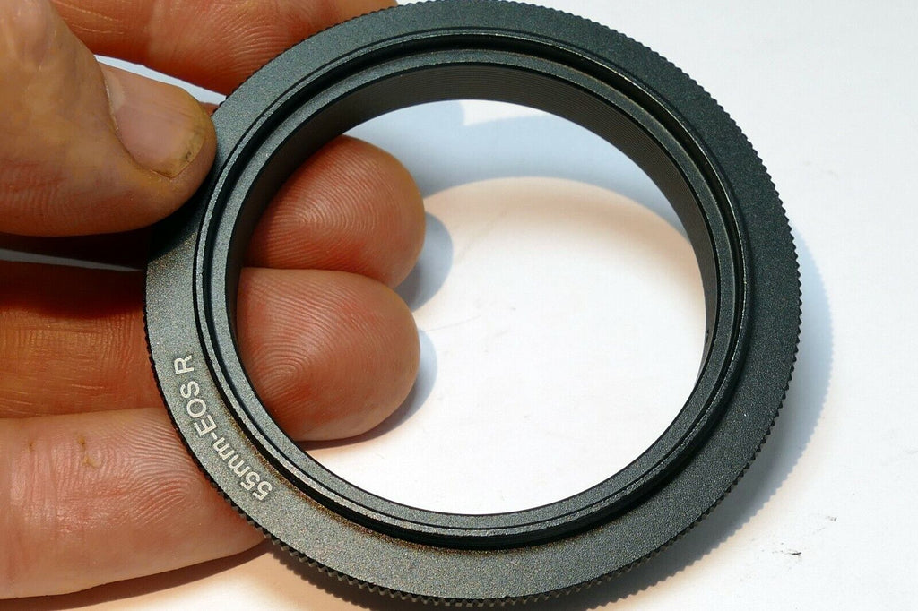 55mm Macro Close-Up Reverse Lens Adapter Ring For Canon EOS R Cameras RF mount