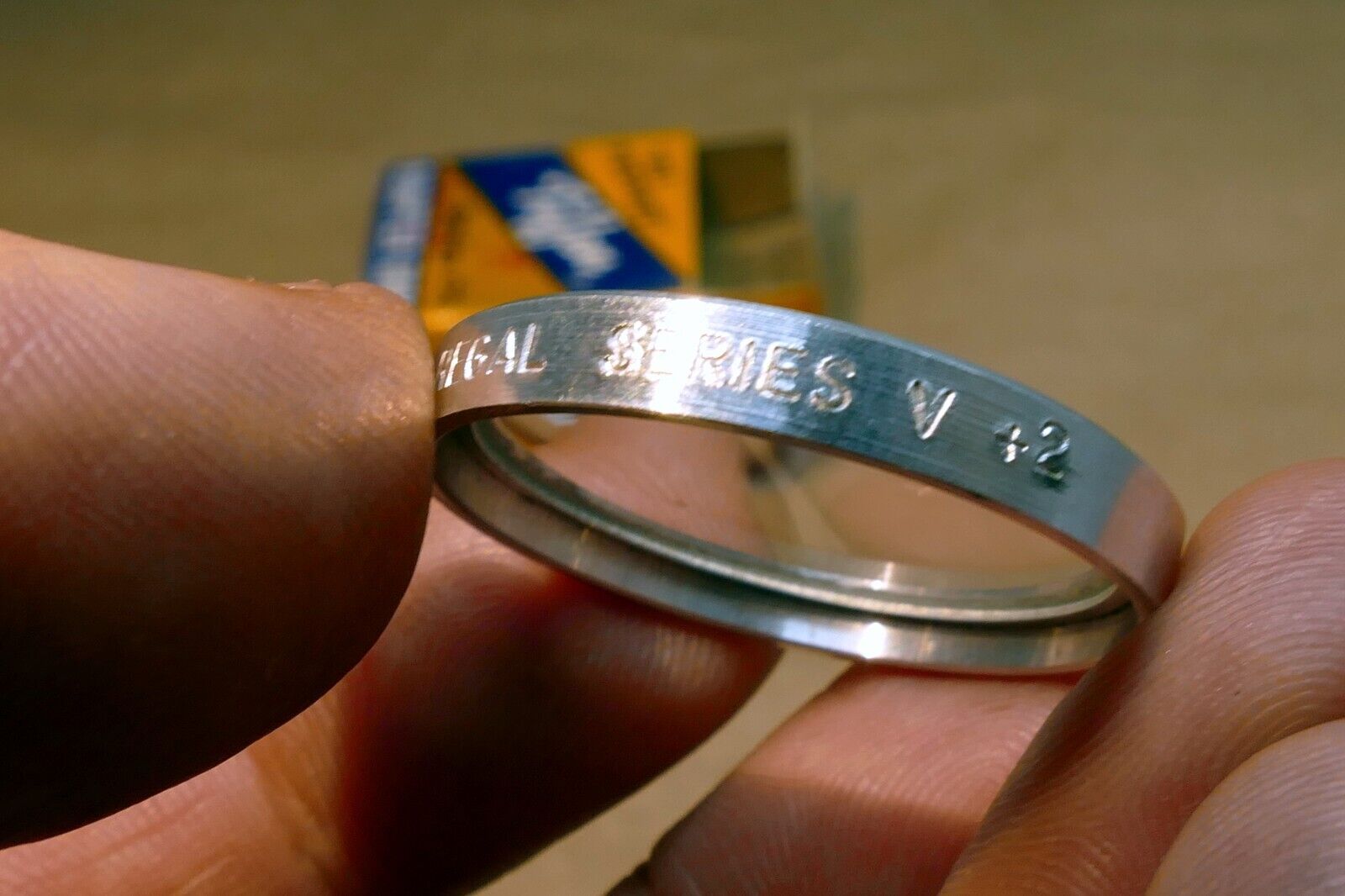 Retaining ring for Tiffen  Series 5 with +2 lens close up  - Rollei | Yashica