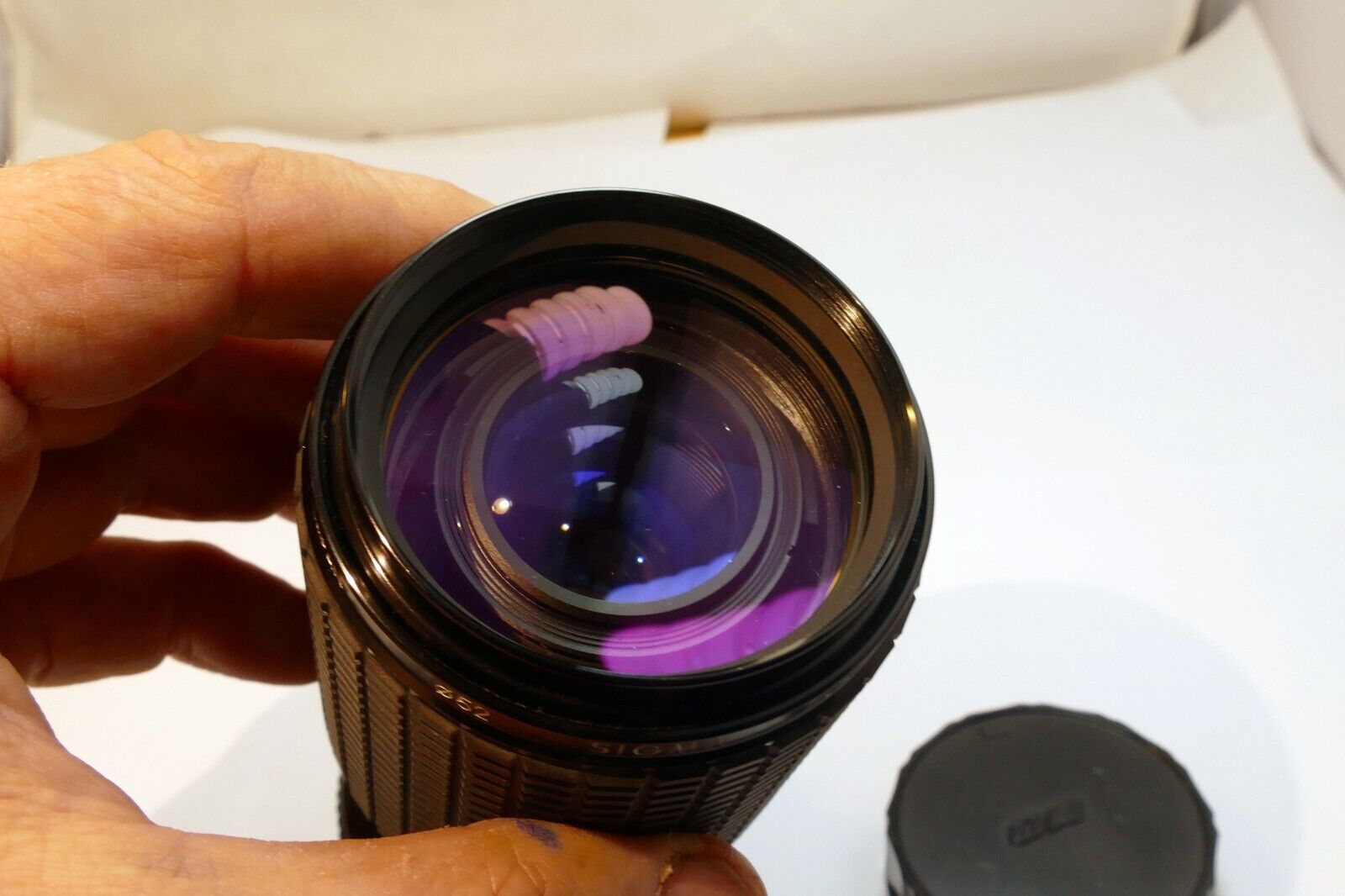 Sigma 70-210mm f4.5 lens for Olympus OM with Haze (AS IS Parts or Repair)