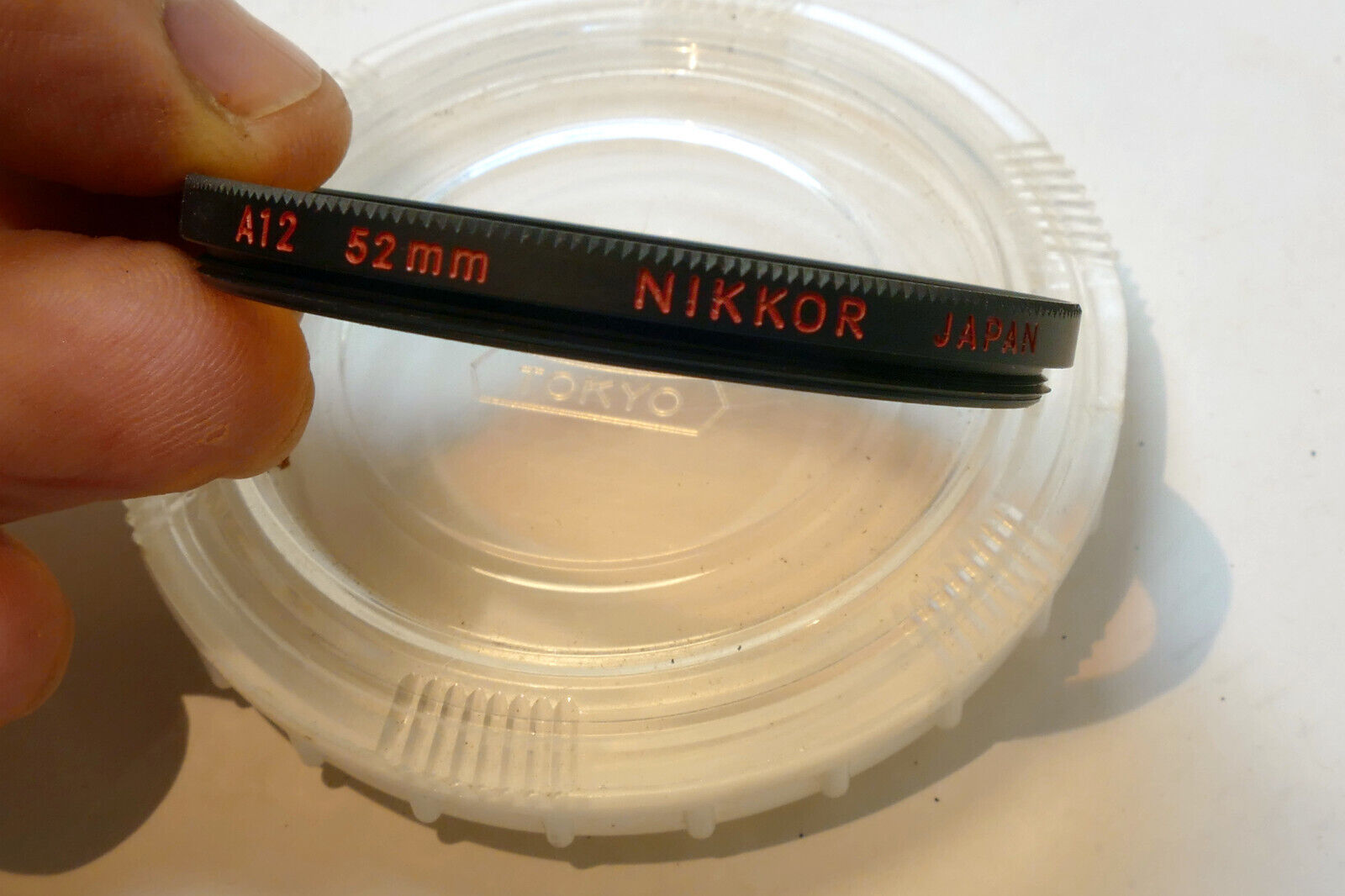 Nikon A12 52mm Filter Japan Nikkor Amber Orange - Genuine  OEM
