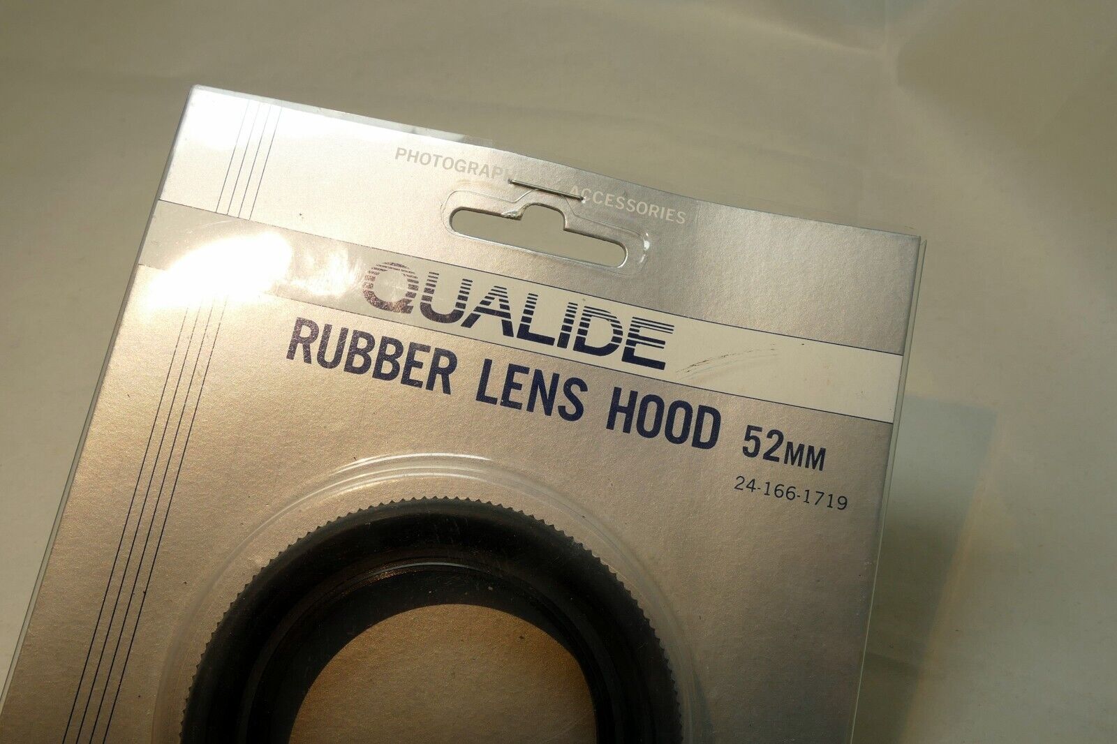 52mm Rubber Lens Hood Shade Collapsible double threaded for 50mm f1.8 lenses