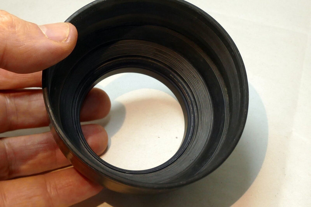 58mm Rubber collapsible Lens Hood Shade 3-way wide - telephoto