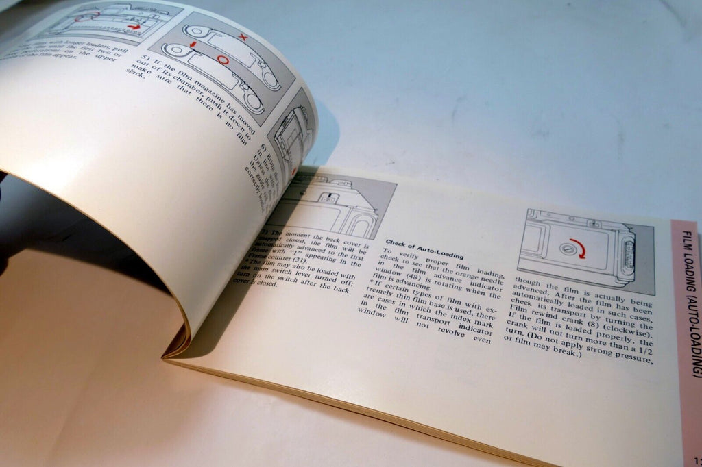 Konica FT-1 Motor Camera Guide Booklet/Manual  English EN