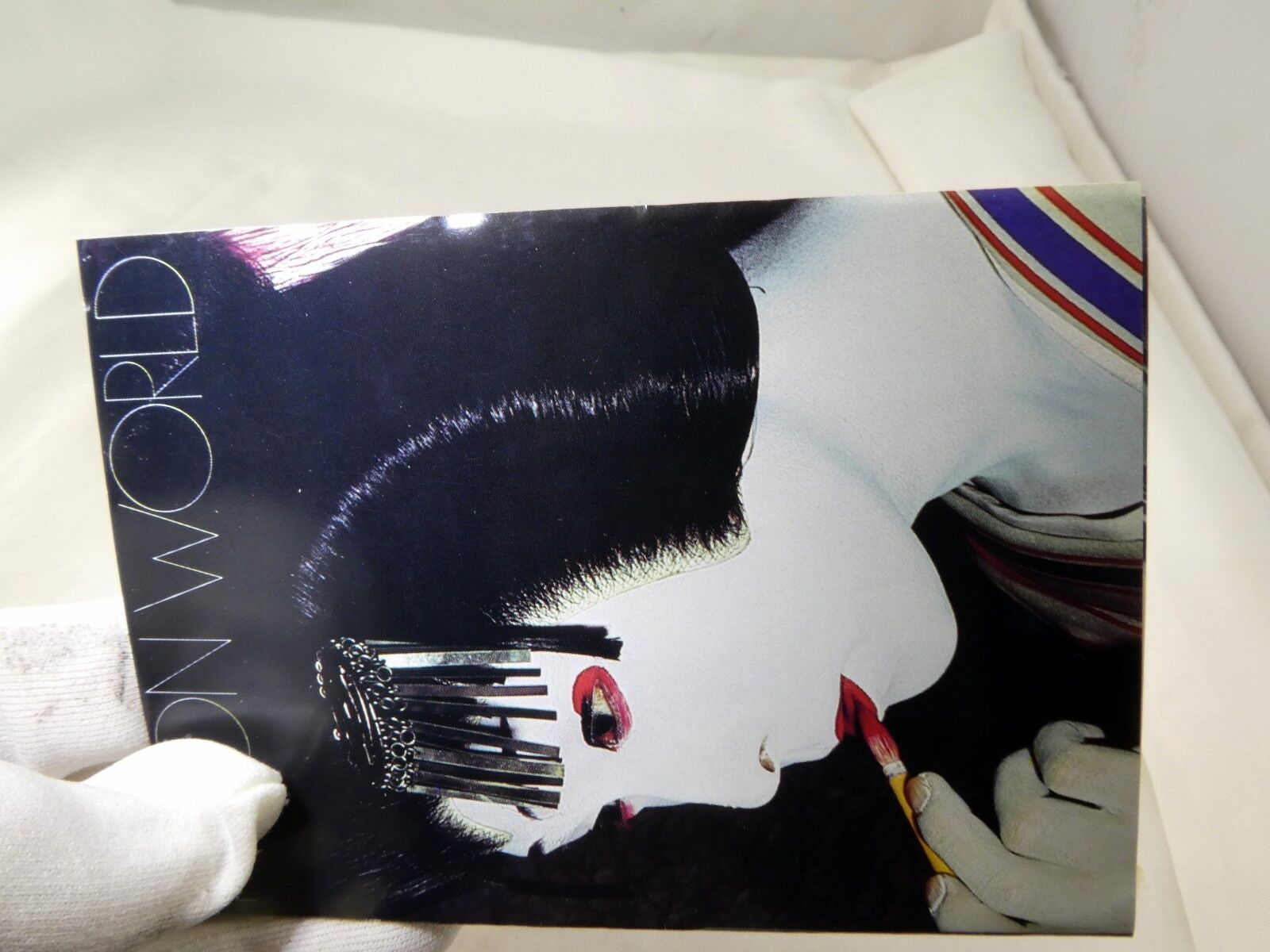Nikon World brochure Guide subscription post card (EN) vintage