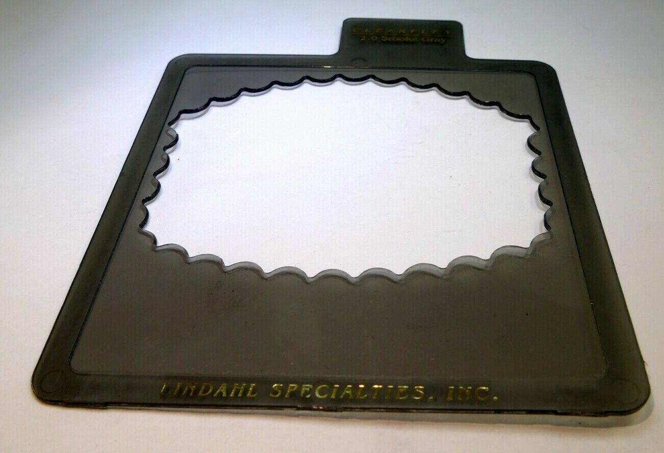 Large Horizontal Group Lindahl Smoke Gray Vignette 4.5X4.5" Clearflex 