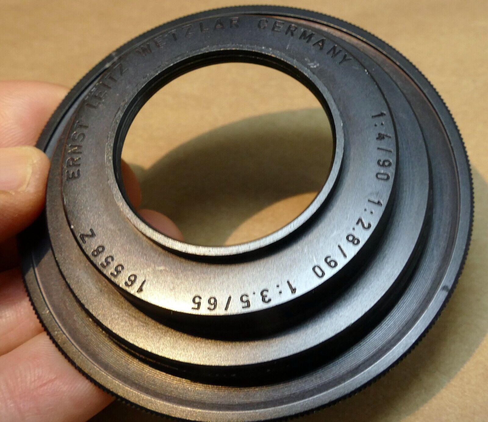 LEICA LEITZ 16558Z ADAPTER RING FOR LEICA BELLOWS 1/I & BELLOWS M 65MM/90/MM