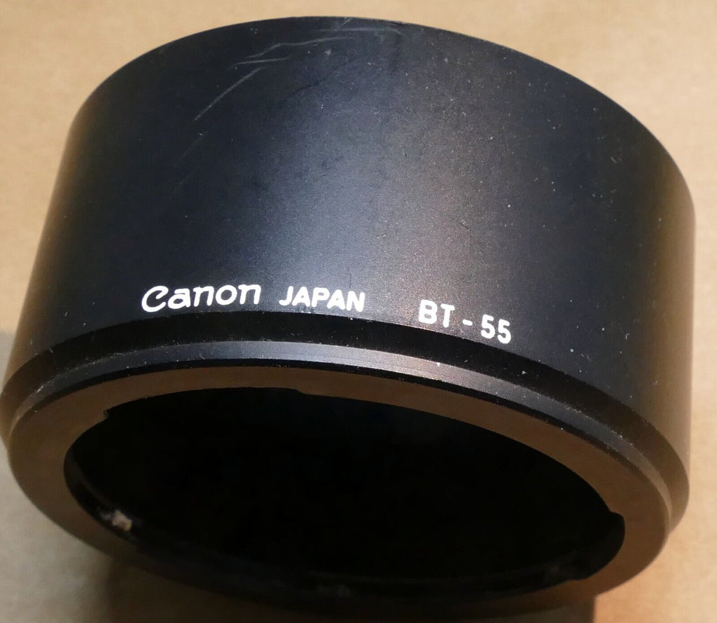 Canon BT-55  Hood for FD 85mm f1.8 100mm f2.8 Lens shade - OEM Genuine