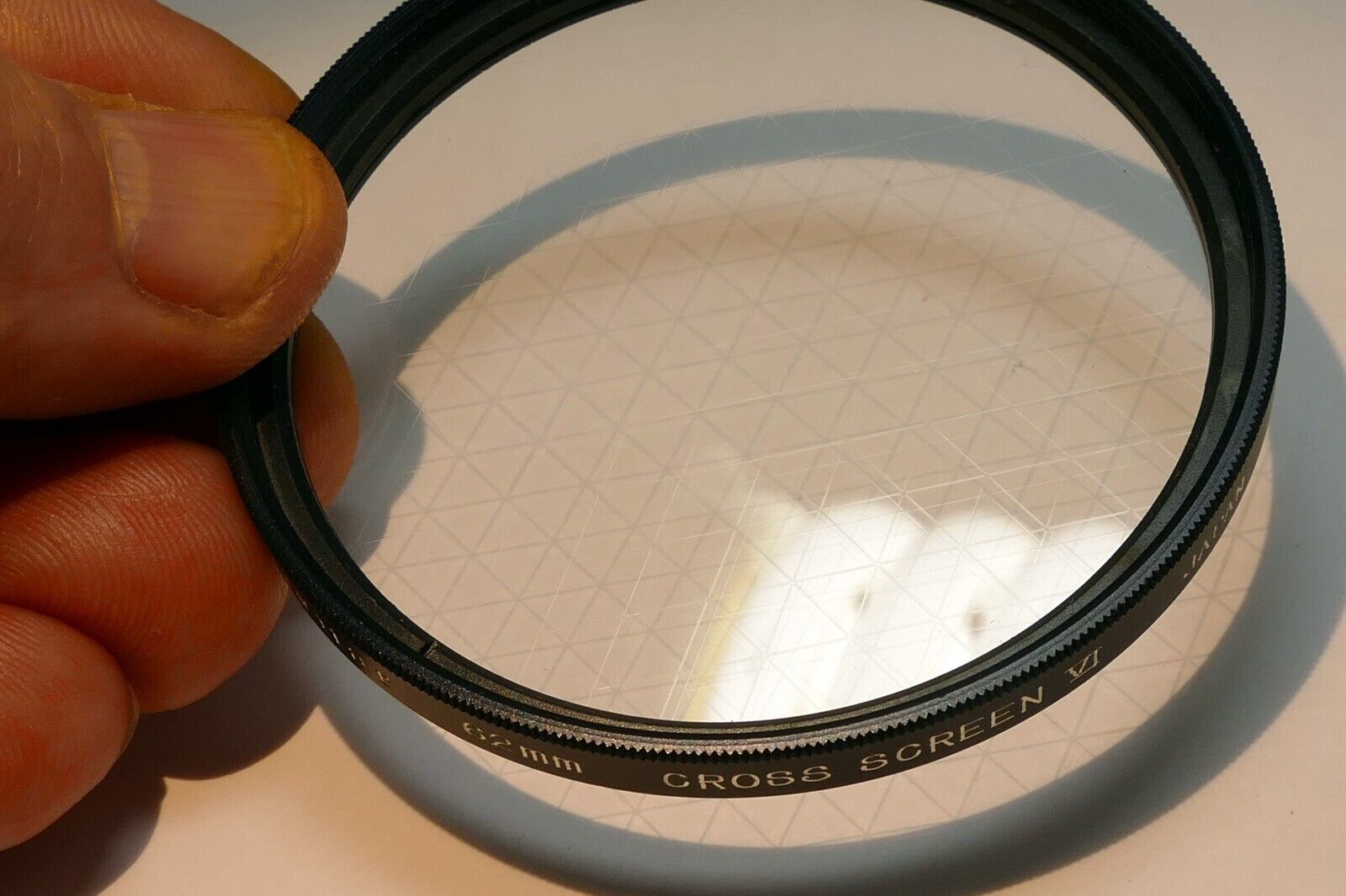Vivitar  62mm Lens Filter Cross Screen VI Octagon  star