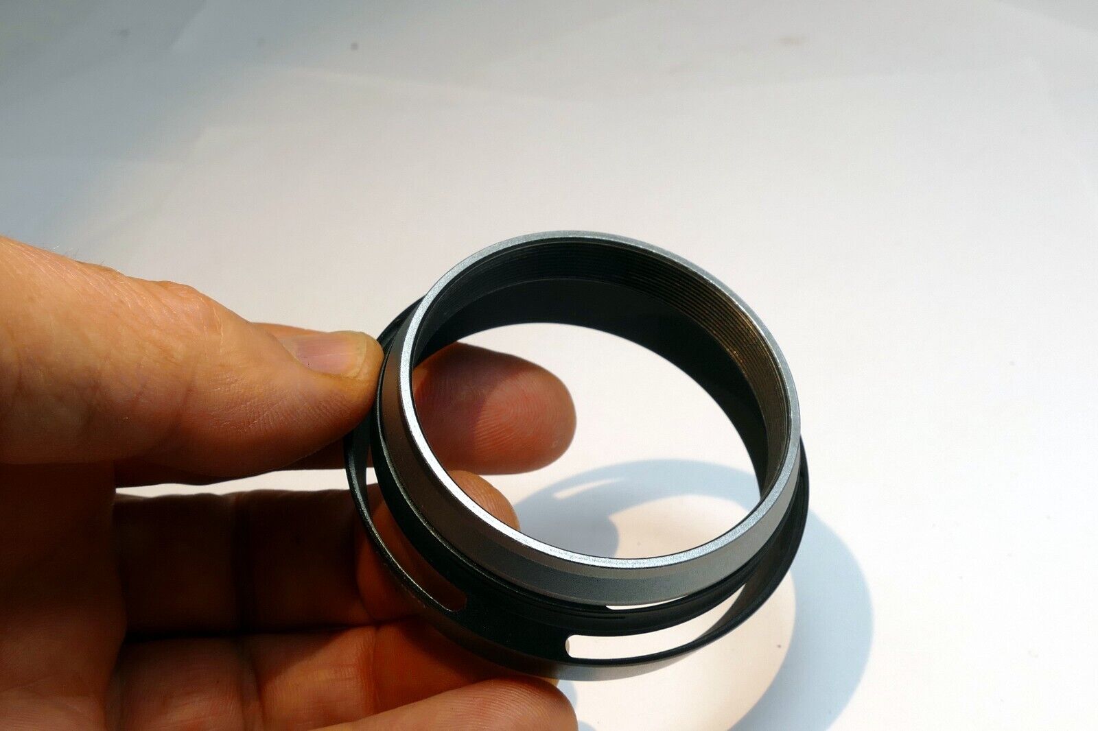 49mm Adapter ring for JJC LH-X100 Hood Shade for Fujinon X100 camera lens Gray