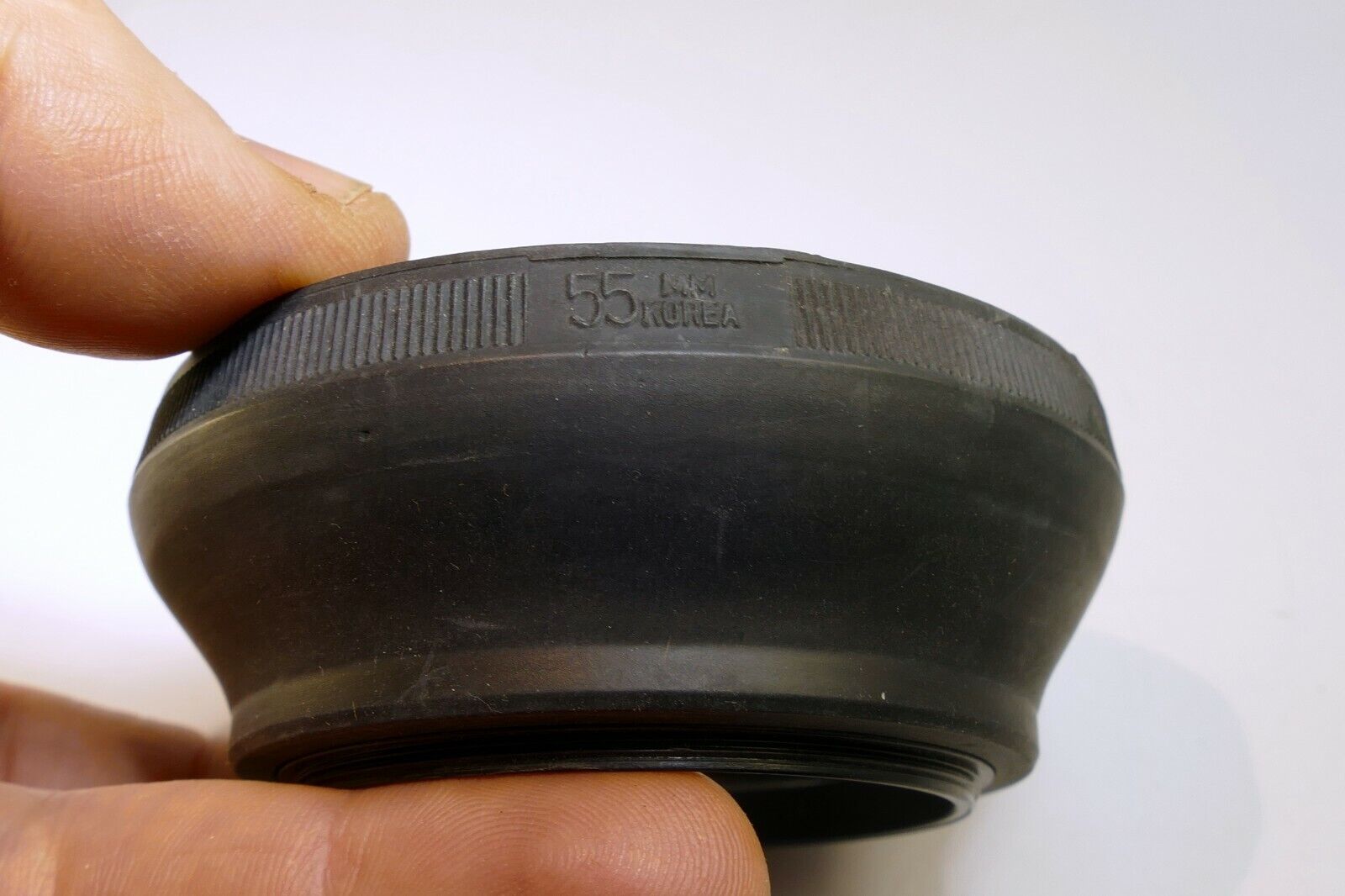 55mm Rubber Lens Hood Shade Collapsible for normal 50mm f1.7 f1.8 lenses