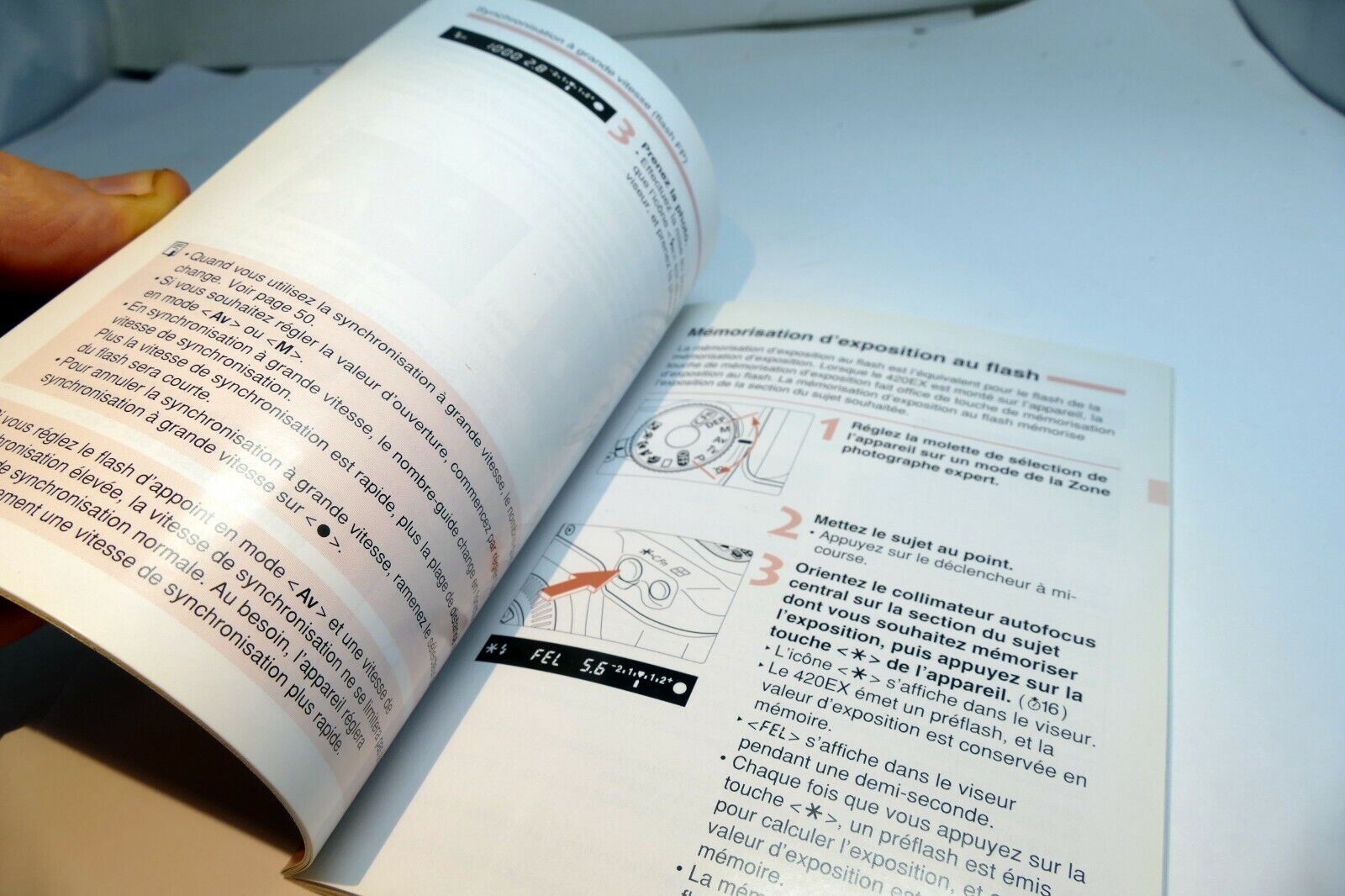 Canon Speedlite 420 EX Mode D'emploi F Francaise Guide d'instructions du flash