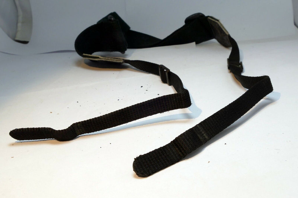 Minolta Canvas Black camera neck hand strap 44" long 4cm wide