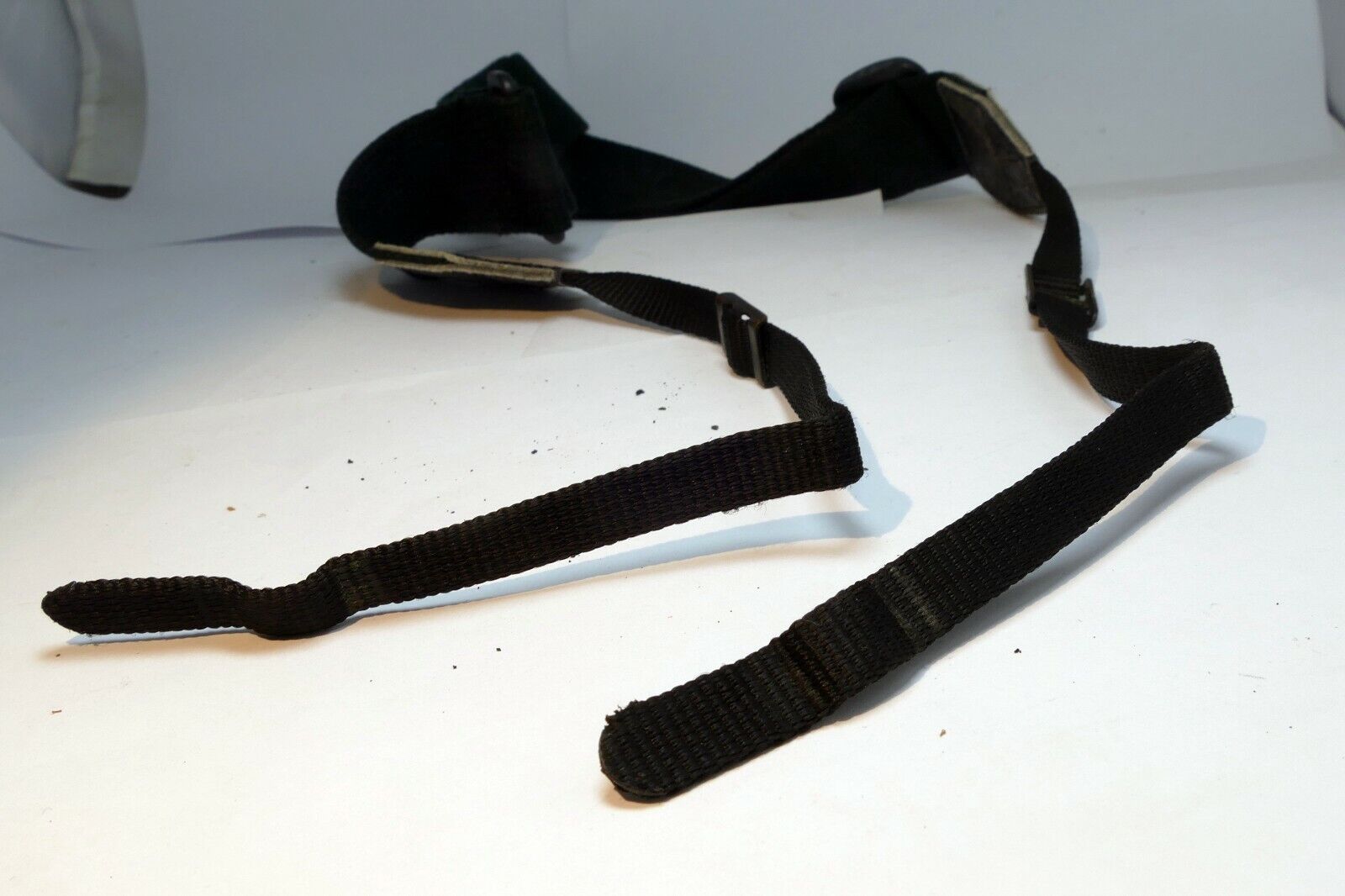 Minolta Canvas Black camera neck hand strap 44" long 4cm wide