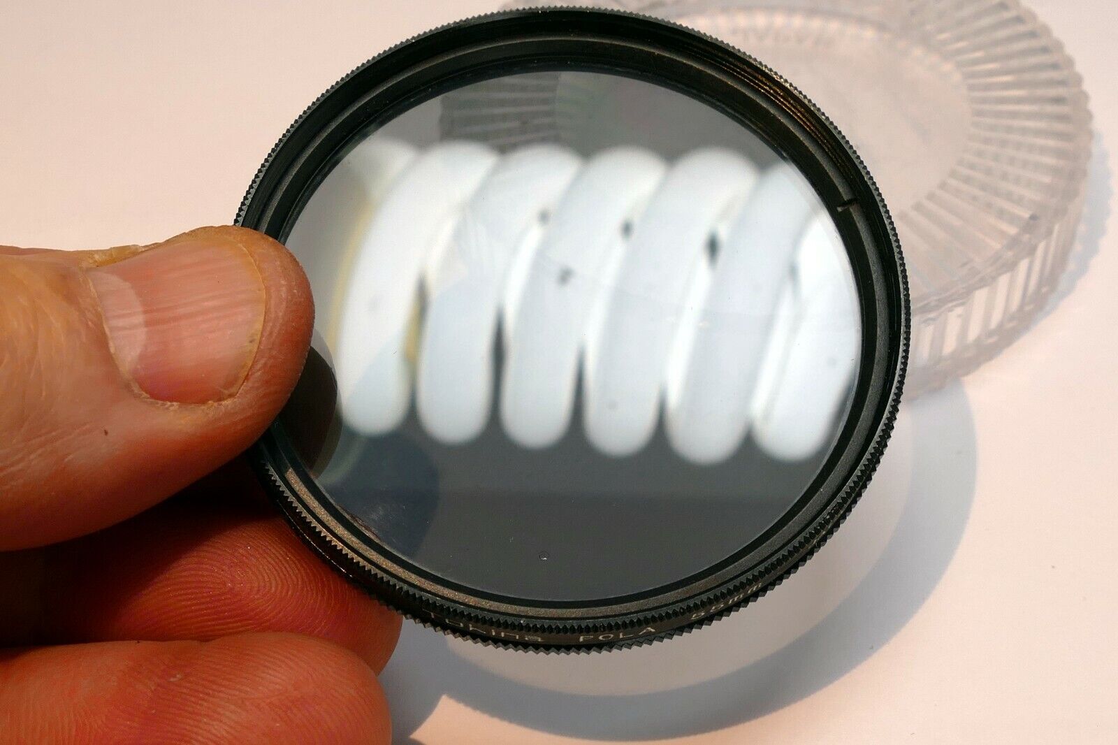 Tokina 55mm Polarizer PL with plastic case made in Japan POLA genuine OEM AT-X