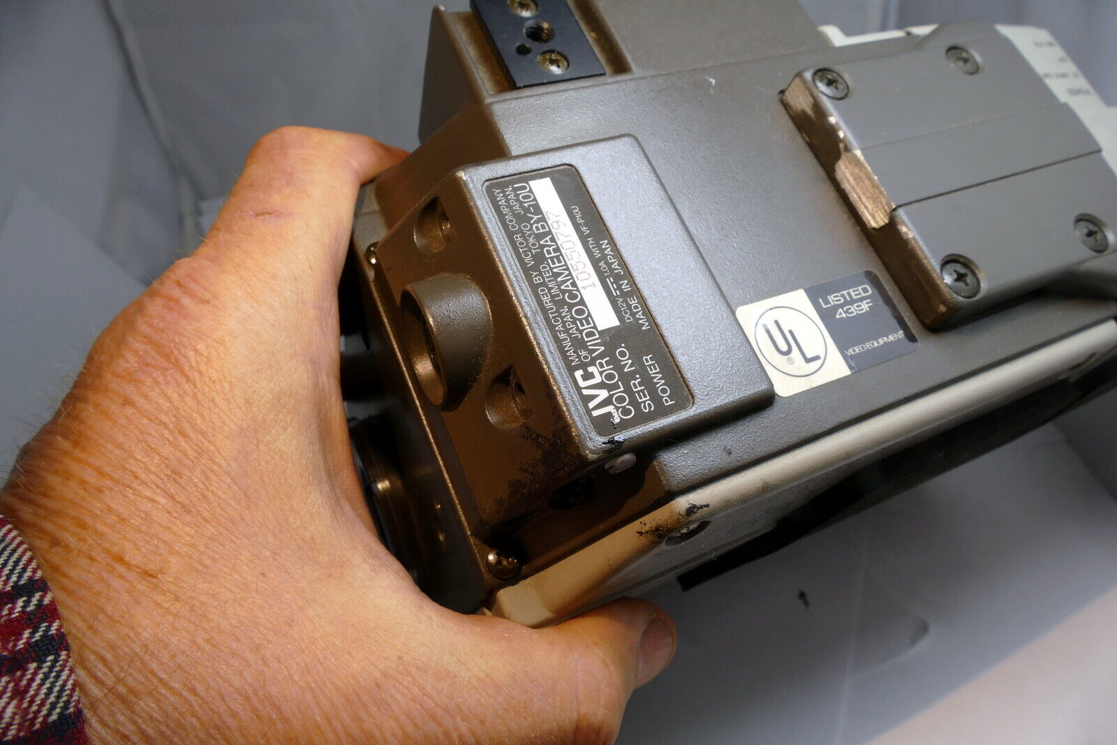 JVC BY-10U CCD Camcorder Video Camera  - NAVY Property ONI - AS IS PARTS REPAIR