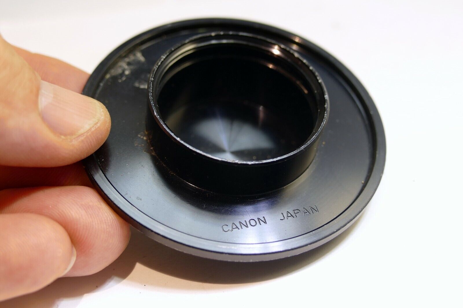 Front CAP for CANON FD-EF lens adapter 1.26X screw in type  34mm OD genuine