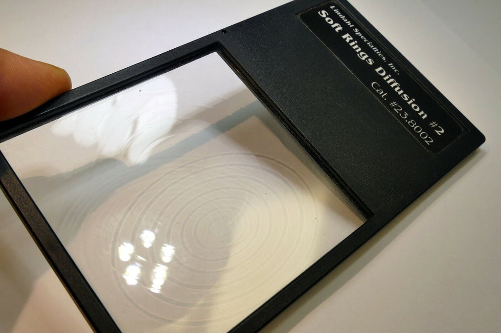 LINDAHL SOFT RING DIFFUSION #2 Drop in Lens Filter square 3X3" Portraiture Focus