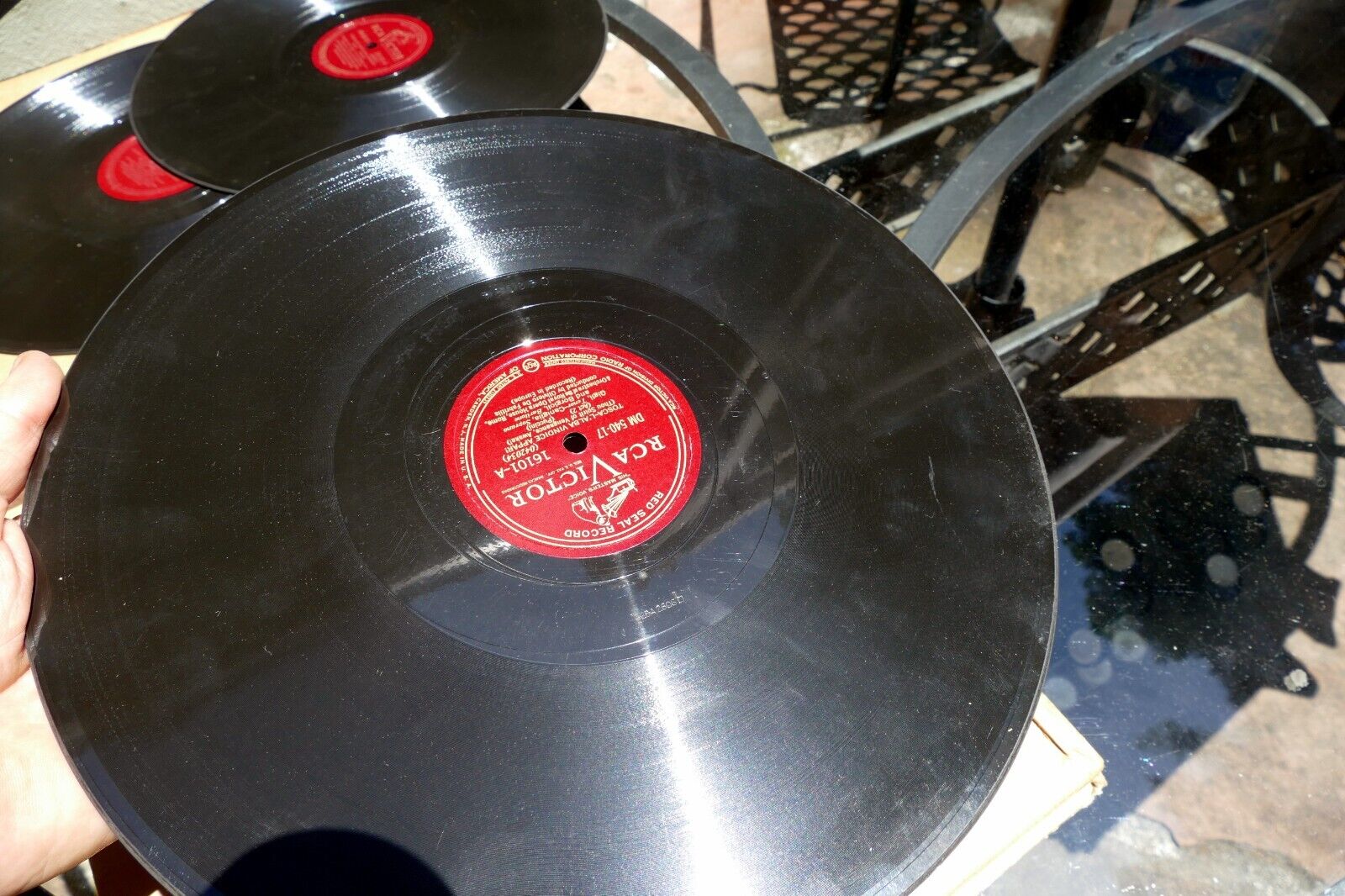 12" 78 RPM Record Set-(7)-Tosca Volume II-Puccini/Set DM-540/Gigli/Fabritiis