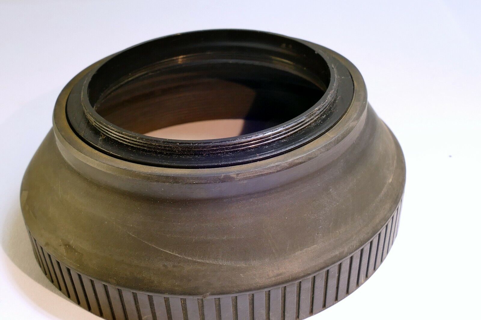 58mm Collapsible Rubber Lens Hood double threaded rim for 80-200mm Telephoto