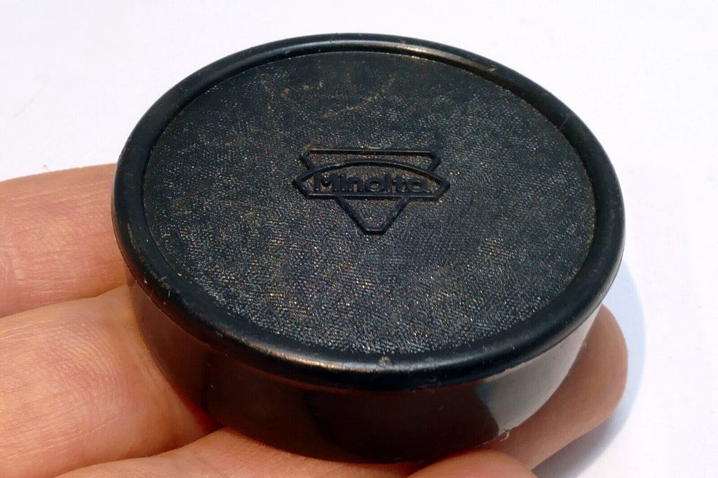 Minolta  Rear lens cap  MC MD SR SRT mount  28mm f3.5 50mm f1.7 Rokkor PF Celtic
