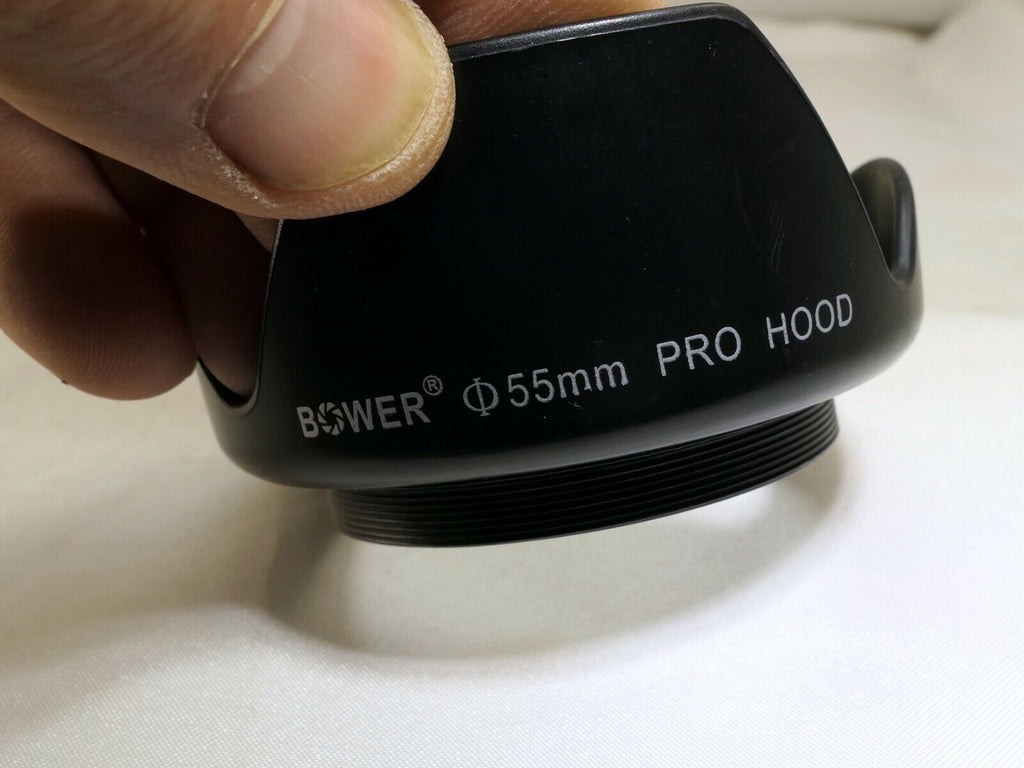 Bower 55mm Pro Petal  Lens Hood Shade (missing locking ring) screw in type