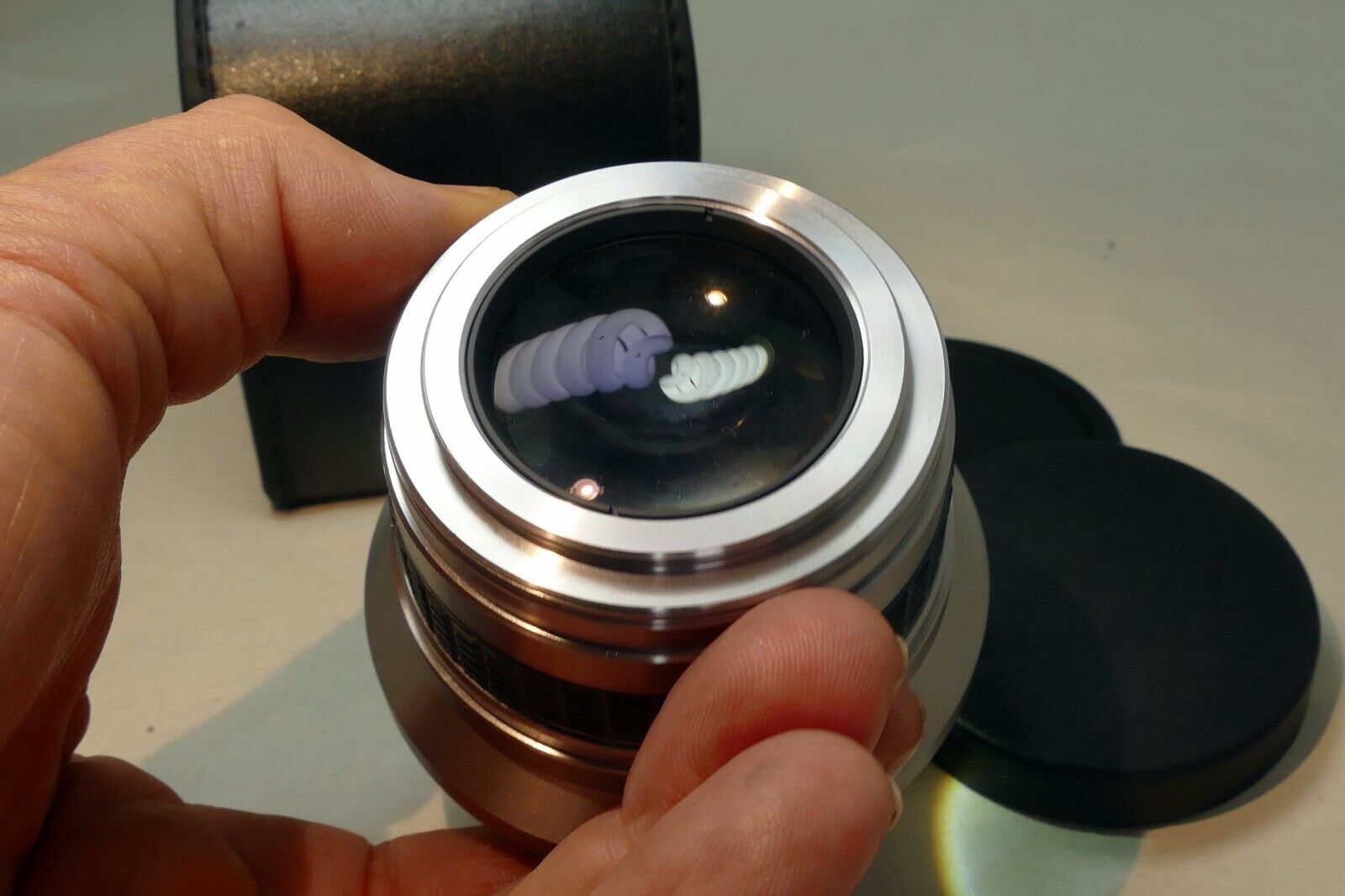IR Titanium Super WIDE AUX Camera LENS Series VII 54mm threads - with haze AS IS