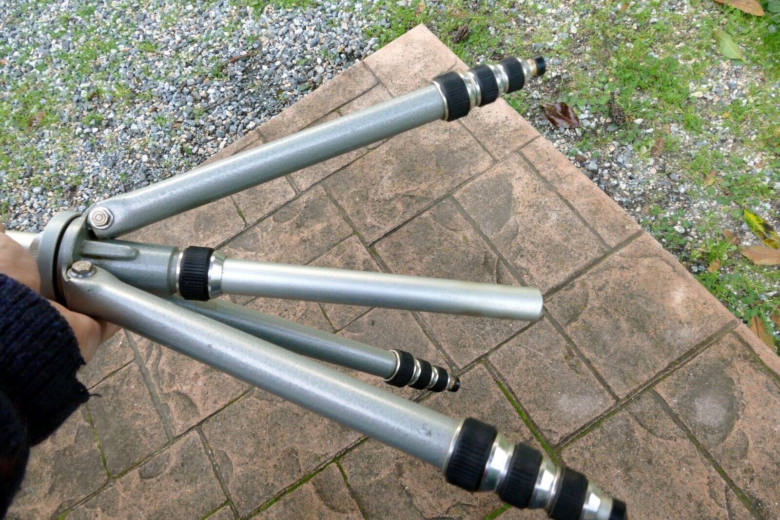 Gitzo Gilux Tatalux Metal tripod 4 Tier Legs w/ Leica Wetzlar Ball Head - sturdy