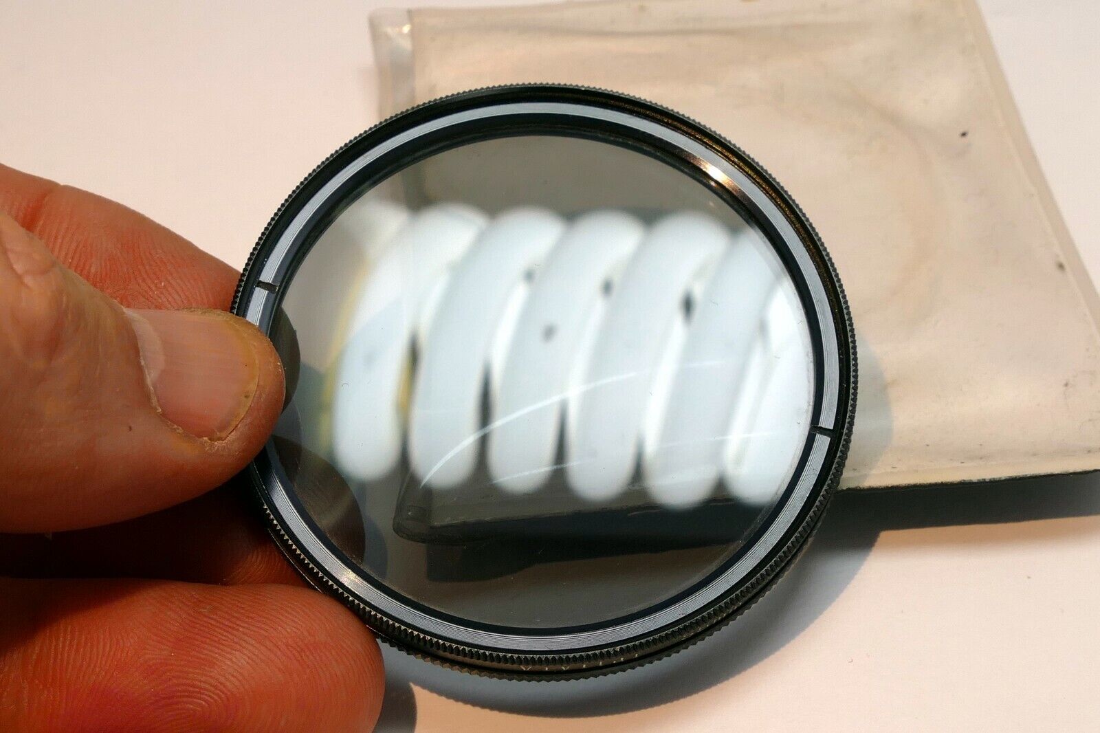 Vivitar 55mm Filter Polarizing Polar PL linear  with plastic case made in Japan