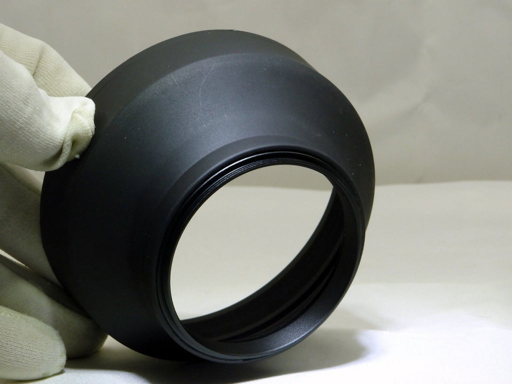 58mm Collapsible Rubber Lens Hood Shade 3-Way Wide Angle 28mm 50mm Telephoto 105