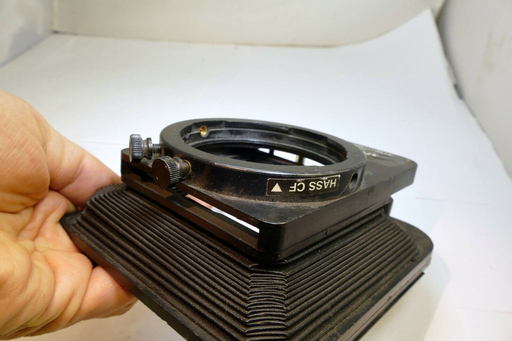 Lindahl Bellows lens Hood 31.1325 Bell-O-Shade Single 3X3 filter slot CF HASS