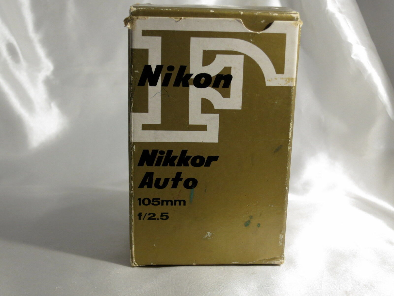 NIKON F Nikkor Auto 105mm f/2.5 Non Ai Lens Empty Box (only!) 5403014