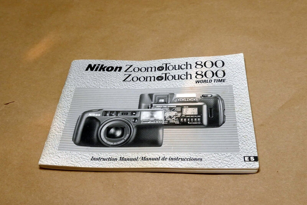 Nikon Zoom Touch 800 35mm Photo Guide camera instruction
