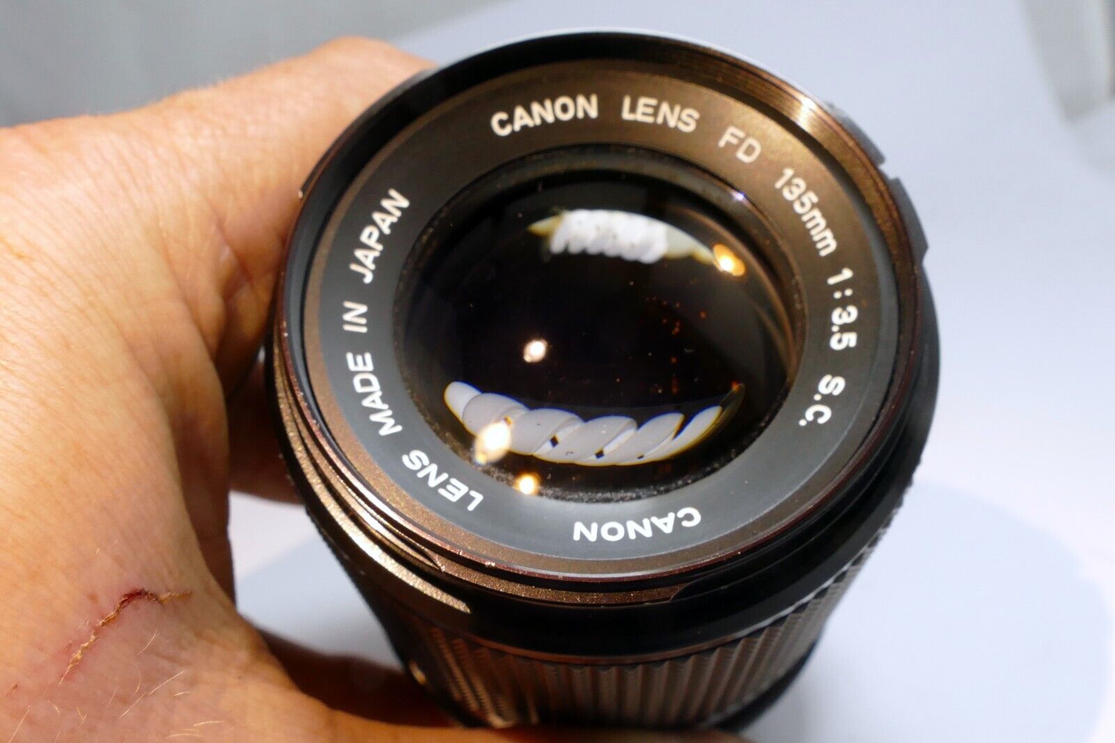 Canon 13mm f3.5 SC FD Lens for manual focus telephoto -   Aperture stuck AS IS