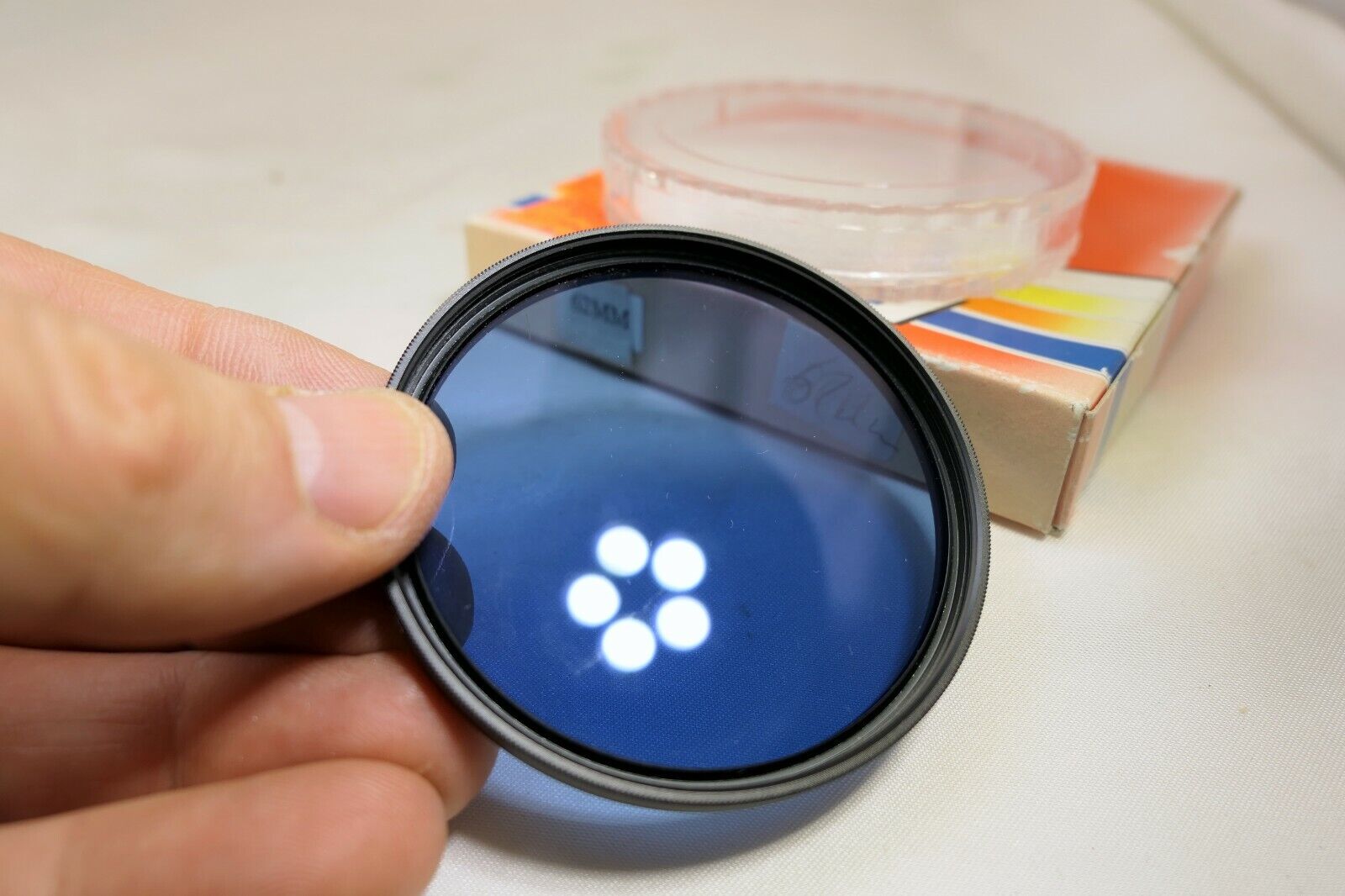 Eitar 62mm 80A Blue lens filter open box